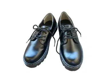 통굽 레이스업 슈즈