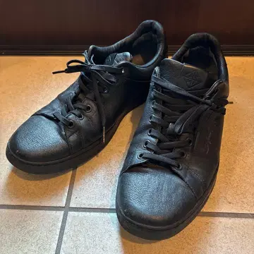 스테파노 로시 가죽 스니커즈 ALCE MAIDA 27cm 블랙 비즈니스