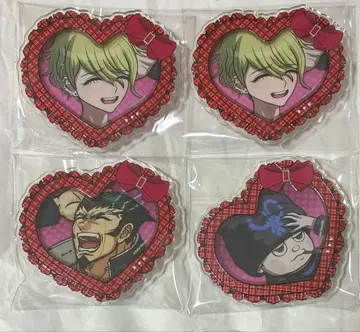 단간론파 하트 아크릴 배지 아마미, 호시, 니다이