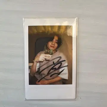 야스이 카즈마 폴라로이드 묶음 판매 사인 포함 1장