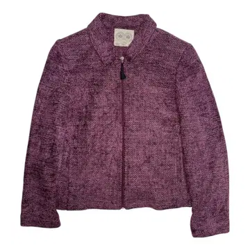 Canada제 퍼플 니트 자켓