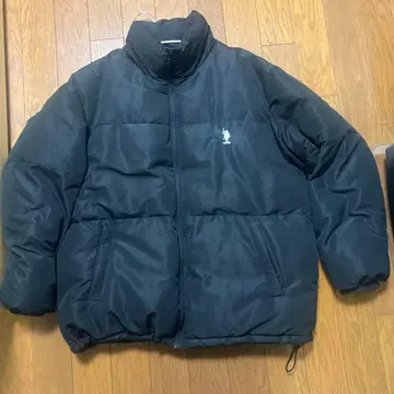 U.S. POLO ASSN. 블랙 다운 자켓 L