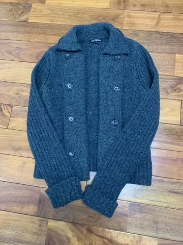 23구 가디건 자켓 니트 그레이 38