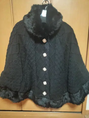 CECIL McBEE 블랙 판초 M 사이즈