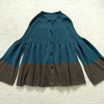 koibitomisaki 코이비토미사키 니트 가디건 플레어 슬리브