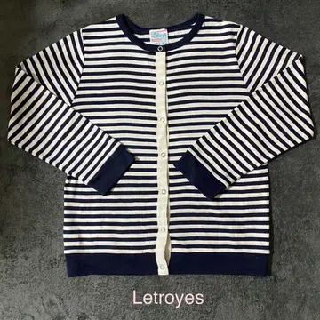 새상품급 Letroyes M 사이즈 보더 상의