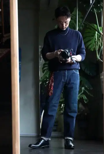 A.PRESSE 23SS Washed Denim Pants E