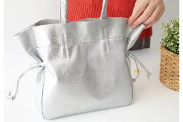 클레도란] 복조리 토트백 천연 가죽 여성용