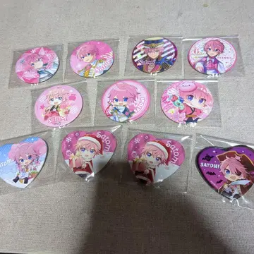 스토푸리 사토미군 캔뱃지 11개 세트