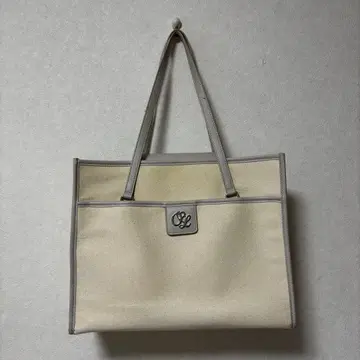 OLIVE des OLIVE 엠블럼 트리밍 토트백