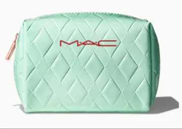 새상품 MAC 그린 퀼팅 파우치