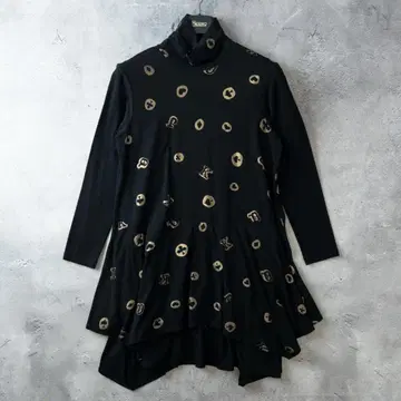 토쿠코 프리미어볼 하이넥 스트레치 원피스 9 (M) 블랙 일본제