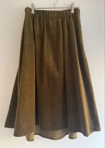나카가와 마사시치 상점 면린넨 코듀로이 스커트