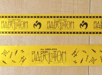 Mrs. GREENAPPLE 금 테이프 바벨 2종 풀 컷 쿄세라