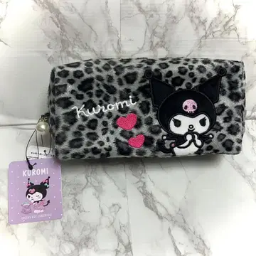 쿠로미 파우치 펜 케이스 레오파드 무늬