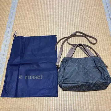 russet 다크 브라운 숄더백 수납 가방 포함