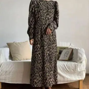 [ NOKCHA ] 레오파드 원피스