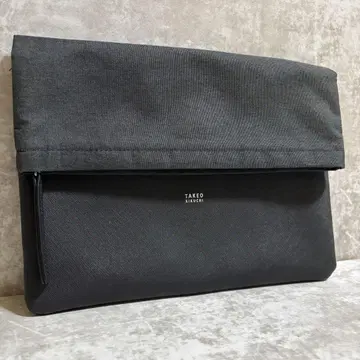 H237 미사용급 다케오 키쿠치 클러치백 세컨드 백 블랙