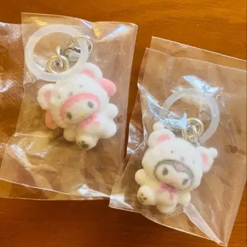 산리오 포근포근 스노우 마커 참 마이멜로디 쿠로미