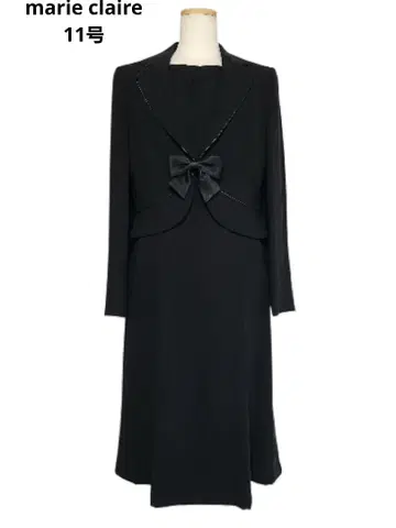 마리끌레르 블랙 포멀 슈트 원피스 수트 상복