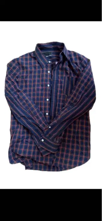 체크 셔츠 NUMBER (N)INE 긴팔 셔츠 캐주얼 셔츠