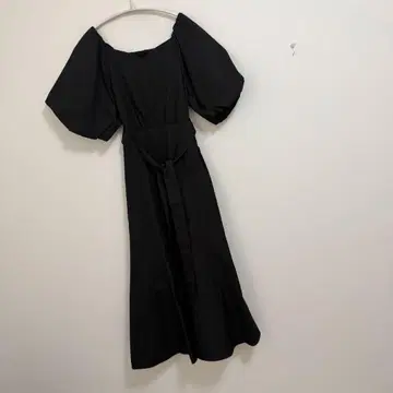 미슈마슈 볼륨 슬리브 원피스