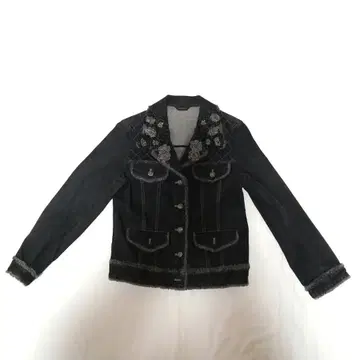 ingeborg 데님 재킷 작은 꽃