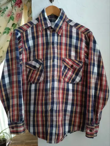 플란넬 셔츠 80s 택 없음