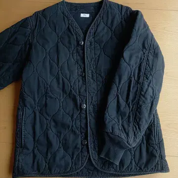 RHC 블랙 퀼팅 자켓