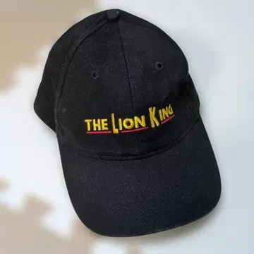 THE LION KING 야구 모자 블랙
