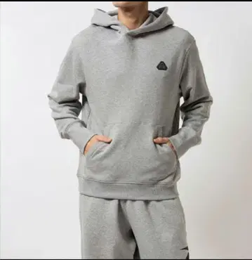 리복 그레이 후드 부착 후드티