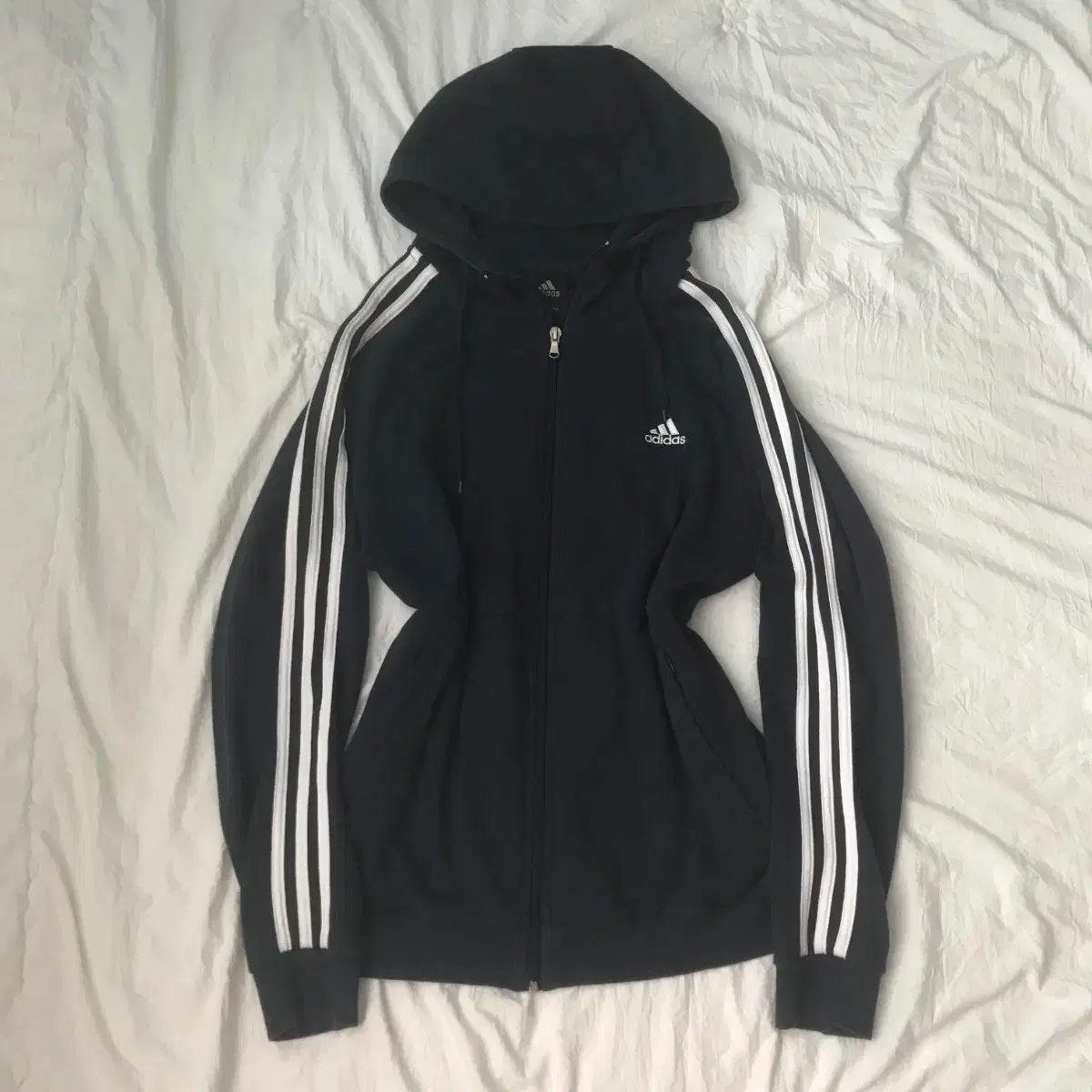 Adidas hooded zip-up