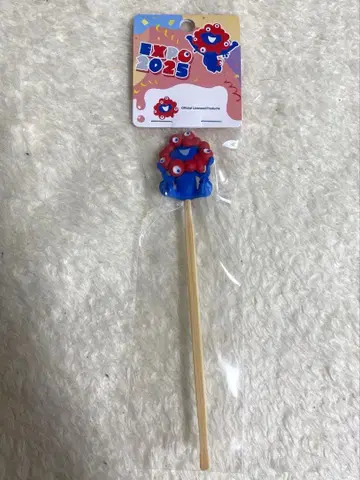 오사카 간사이 엑스포 미야쿠미야쿠 입체 마스코트 귀이개 (앉은 모습)