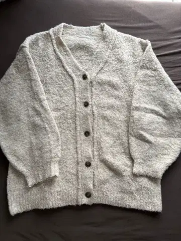 니트 가디건 그레이 계열