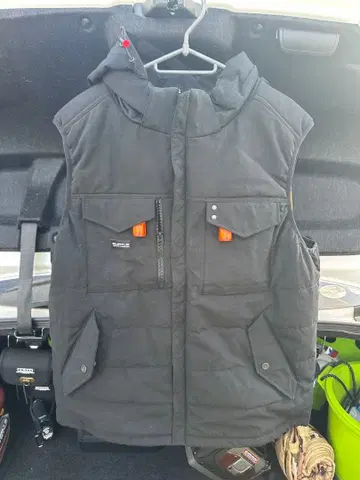 새상품 BURTLE 바틀 5054 방한 베스트 3XL 블랙