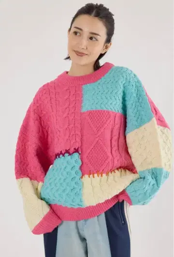 로데오 크라운 커스텀 케이블 니트