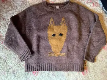 i am i 여우 니트 스웨터