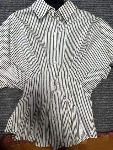 Exouise 셔츠 스트라이프 셔츠