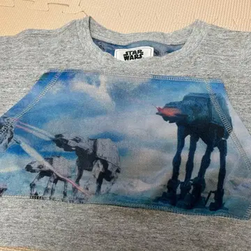 STAR WARS AT-AT 프린트 맨투맨 구제 의류