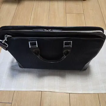 블랙 비즈니스 백 합성 피혁