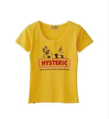 Hysteric glamour SWEET SOUNDS 치비 T셔츠