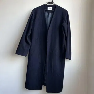 BEAUTY & YOUTH 롱 코트 다크 네이비