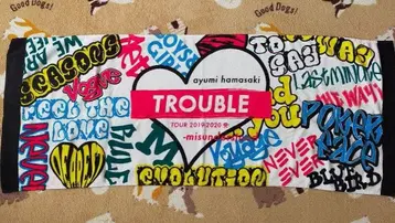 [ 24시간 이내 익명 배송 ] 하마사키 아유미 TROUBLE 투어 타월