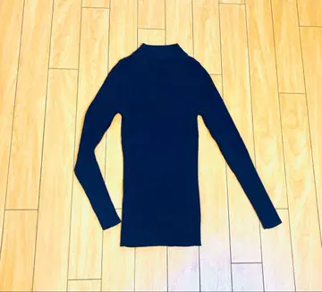 무인양품 네이비 울 100% 긴팔 니트 L