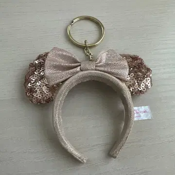 디즈니 머리띠 스팽글 키링