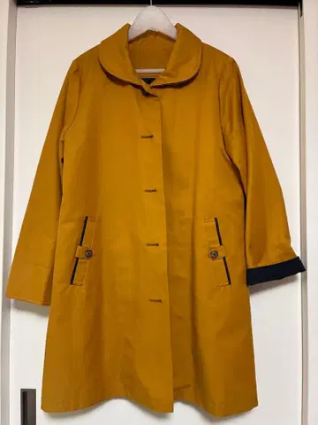머스타드 트렌치코트 L size 라이너 포함
