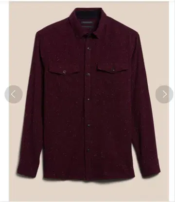 스탠다드 핏 도니골 플란넬 셔츠