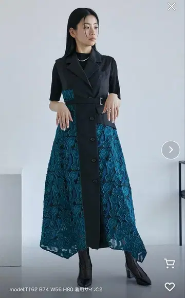 UNITEDTOKYO 브룩 자카드 원피스