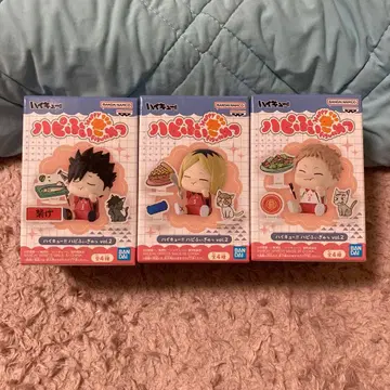 하이큐!! 하피피규어 코즈메 켄마 쿠로오 테츠로 야쿠 모리스케