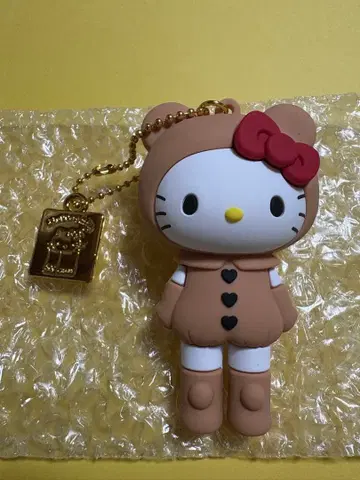 새상품 헬로키티전 교세라 미술관 시크릿 마스코트 참 곰 수트